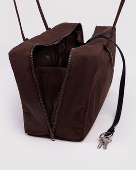 Medium Nylon Bowler Bag