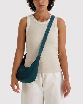 Small Nylon Crescent Bag